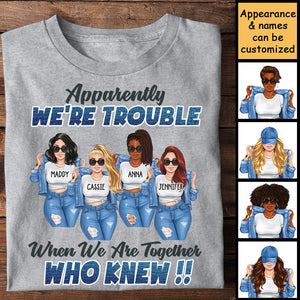 We Are Together - Personalized Unisex T-shirt - Gift For Bestie