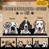 Tutti gli ospiti devono essere approvati dal cane Italian - Funny Personalized Dog Decorative Mat