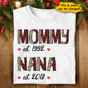 Mommy Grandma - Personalized Unisex T-shirt, Hoodie, Sweatshirt.