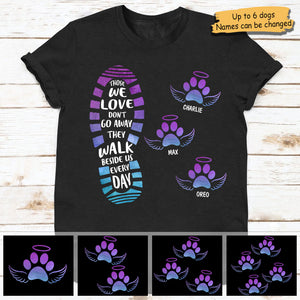 Those We Love Don't Go Away - Personalized Unisex T-Shirt.