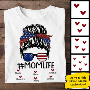 MomLife - Gift For 4th Of July - Personalized Unisex T-Shirt.