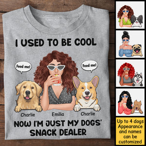 I Used To Be Cool Snack Dealer Dog - Gift For Dog Mom, Personalized Unisex T-shirt, Hoodie.