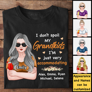 I Don't Spoil My Grandkids, I'm Just Very Accommodating - Gift For Grandma, Personalized Unisex T-Shirt, Hoodie
