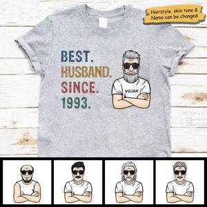 Best Husband Since - Personalized Unisex T-Shirt.