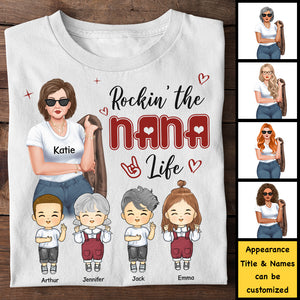 Nana Life Is The Best Life - Gift For Mom, Grandma - Personalized Unisex T-shirt, Hoodie