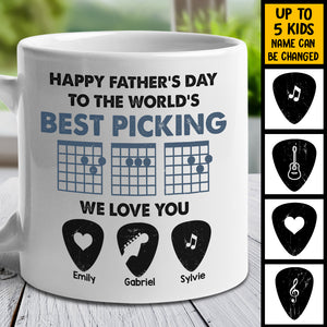 Gift For Dad - Happy Father's Day To The World 's Best Picking - Personalized Mug.