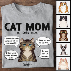 Cat Mum Best Cat Mum Ever - Gift For Cat Mum, Personalized Unisex T-shirt, Hoodie.