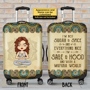 I'm Sage & Hood And Wish A Mufuka Would - Personalized Luggage Cover