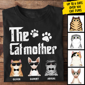 The Cat Father - Gift for Cat Dad, Cat Mom - Personalized Unisex T-Shirt, Hoodie.