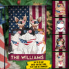 American Cats' Family - 4th Of July Decoration - Personalized Cat Flag