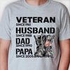Veteran Dad Since - Gift For 4th Of July - Personalized Unisex T-Shirt