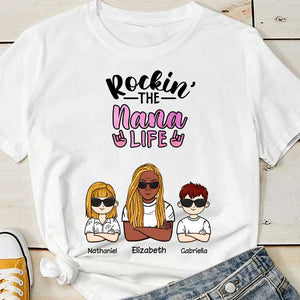 Just Rockin' The Life - Personalized Unisex T-Shirt.