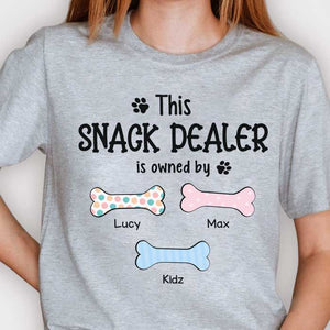This Snack Dealer Is Owned By - Personalized Unisex T-Shirt.