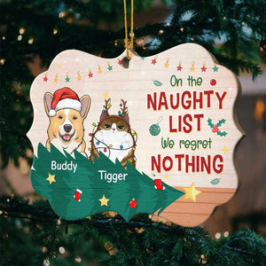 Dear Santa - I've Been A Very Good Cat This Year - Personalized Shaped Ornament.