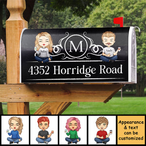 Family Name House Address - Personalized Magnetic Mailbox Cover